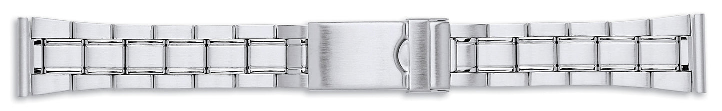 Gents Centre Fold Bracelet With Lock 18-20mm