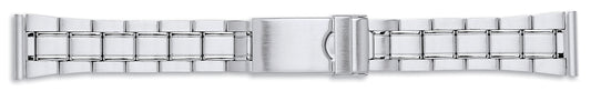 Gents Centre Fold Bracelet With Lock 18-20mm