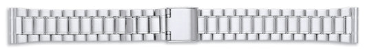 Gents Stainless Steel Centre Opening Bracelet 18-20mm