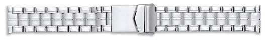 Gents Stainless Steel Centre Fold Bracelet With Lock 20mm