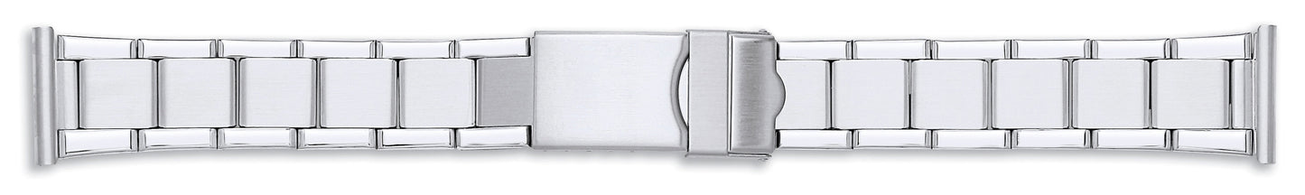 Gents Centre Fold Bracelet With Lock 18-20mm