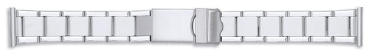 Gents Centre Fold Bracelet With Lock 18-20mm