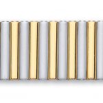 Gents Tu-Tone Expanding Bracelet 18-22mm