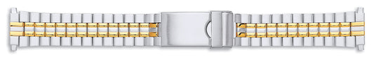 Gents Centre Fold Bracelet With Lock 18-22mm