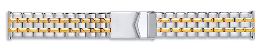 Gents Stainless Steel Centre Fold Bracelet With Lock 20mm