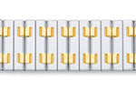 Gents Tu-Tone Flex Bracelet 18-22mm