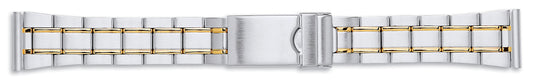 Gents Centre Fold Bracelet With Lock 18-20mm