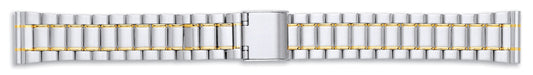 Gents Stainless Steel Centre Opening Bracelet 18-20mm