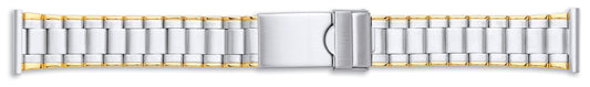 Gents Centre Fold Bracelet With Lock 18-20mm