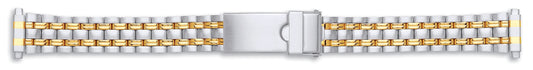 Ladies Centre Folding Clasp With Lock Bracelet 12-15mm