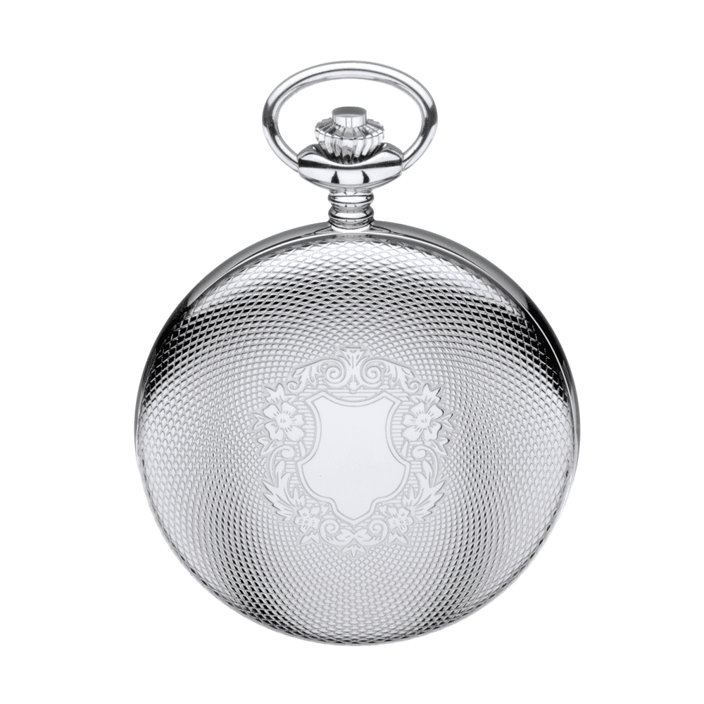 Chrome Plated Hunter B11 Pocket Watch