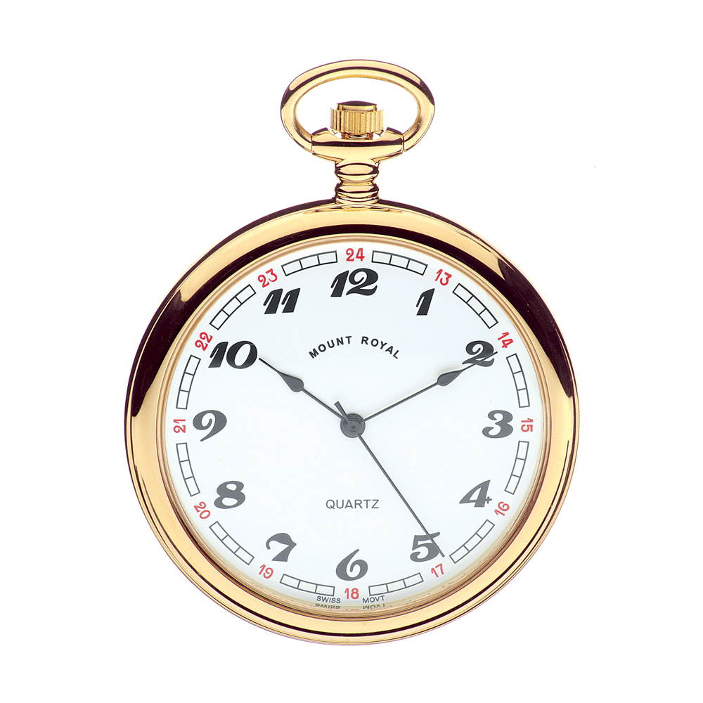Gold Plated Open Face B1 Pocket Watch