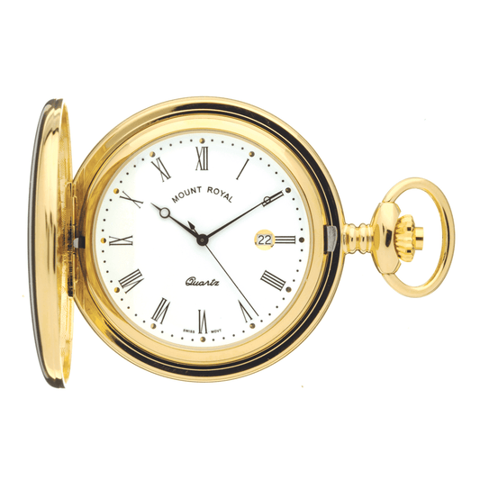 Gold Plated Hunter B23 Pocket Watch
