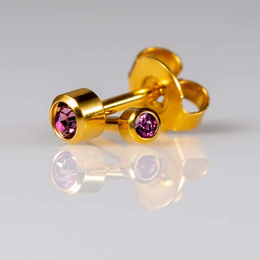Caflon Mini 24ct Gold Plated Garnet (January)