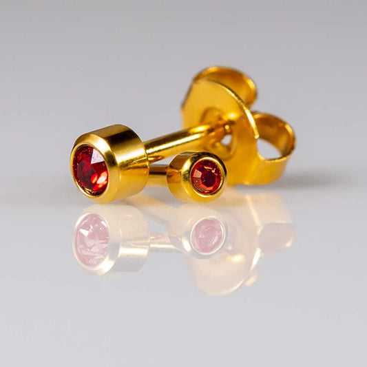 Caflon Mini 24ct Gold Plated Amethyst (February)