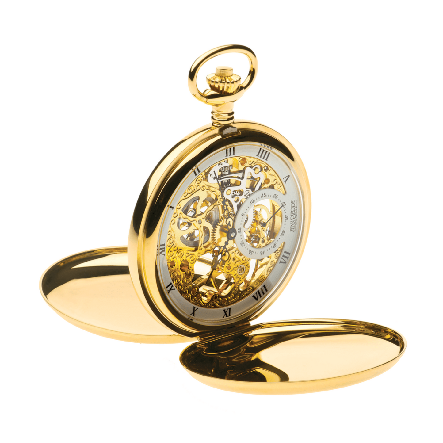 Double Hunter G250 PM Skeleton Pocket Watch