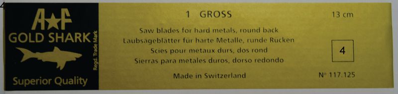Gold Shark Sawblades 4