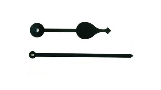 Matt Black Clock Hands 138mm