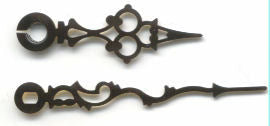 Matt Black Clock Hands 60mm