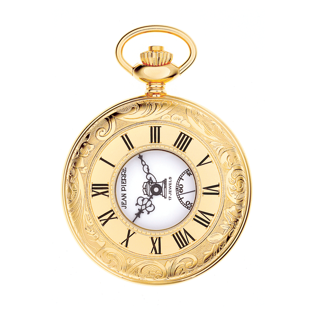 Half Hunter Masonic Pocket Watch