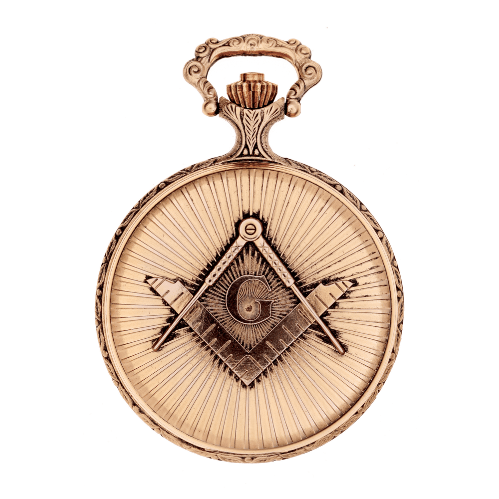 Hunter Masonic Pocket Watch