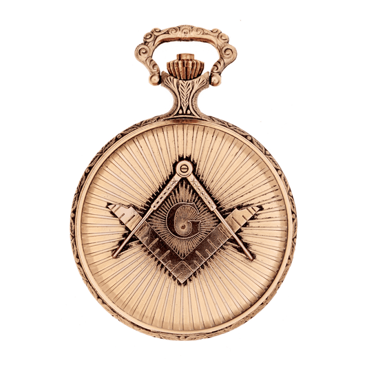 Hunter Masonic Pocket Watch