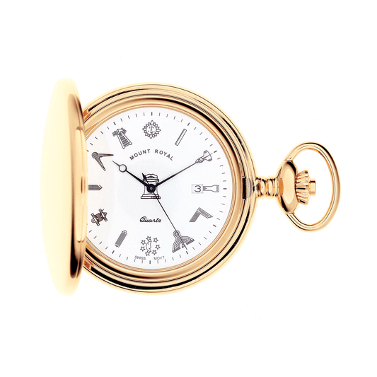 Hunter Masonic Pocket Watch