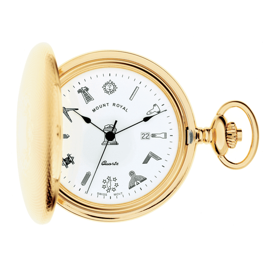 Hunter Masonic Pocket Watch