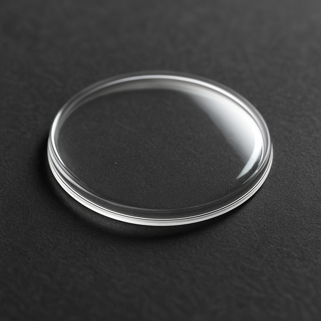 Acrylic Watch Glass Low Dome 476