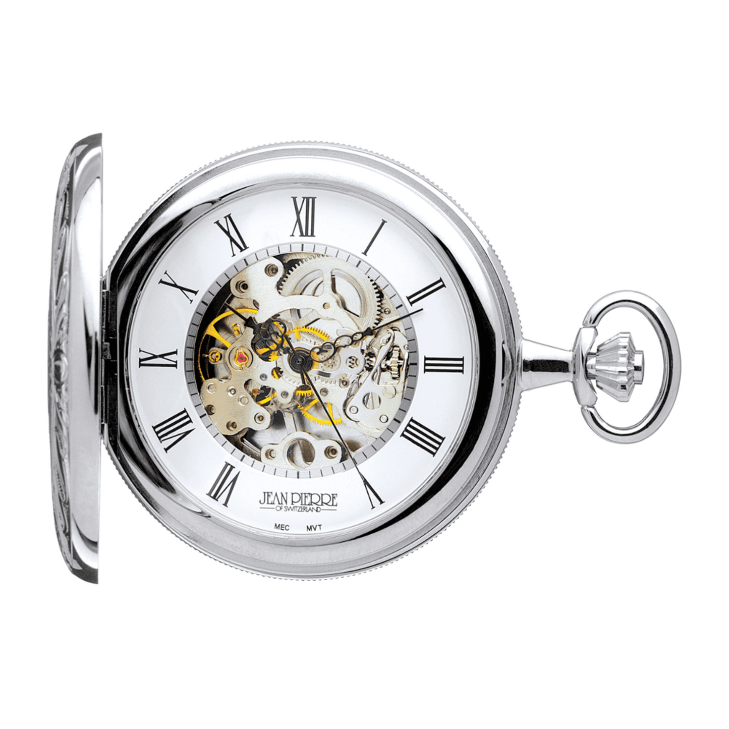 Double Hunter G251 CM Skeleton Pocket Watch
