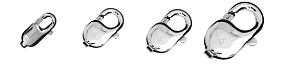 Silver Parrot Clasp