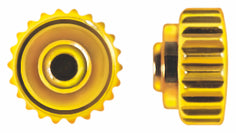 Gold Coloured Dustproof Watch Crowns